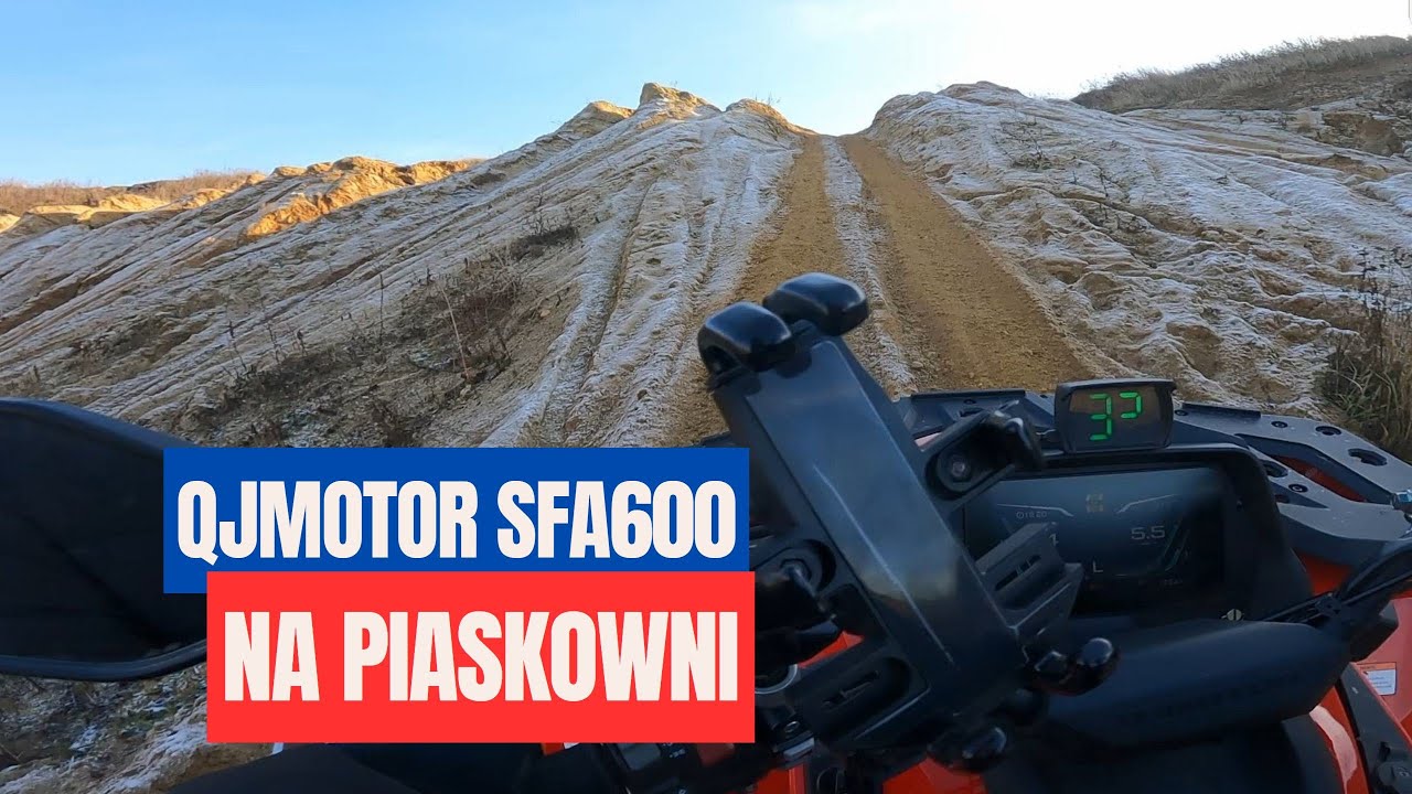 QJMOTOR SFA600 na piaskowni | Opinia użytkownika CFMOTO 625 | Nowy kolega | Wyścig quadów