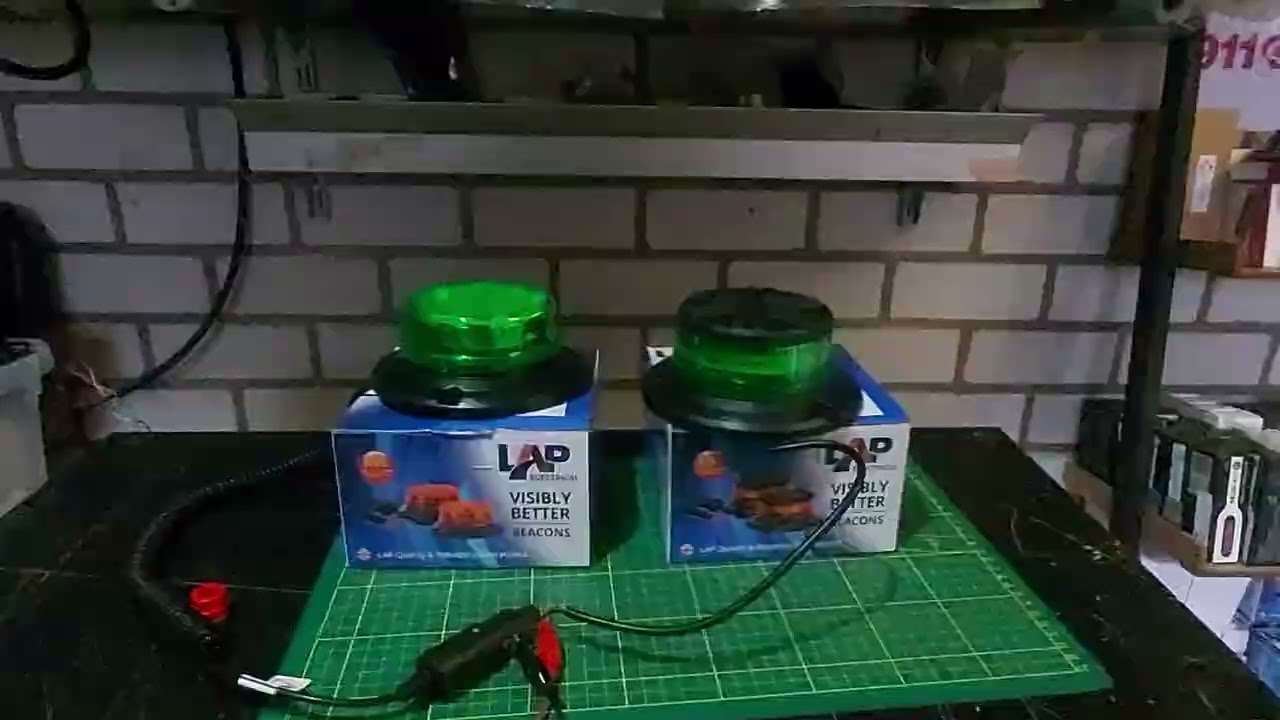 zwaailamp zwaailicht LAP GROEN