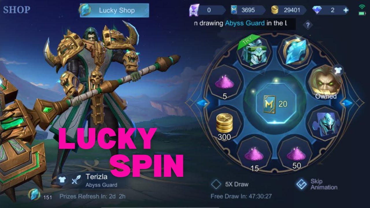 NEW SKIN UNLOCKED?! 🔥 FREE Lucky Spin Tricks | MLBB | MOBA 5v5