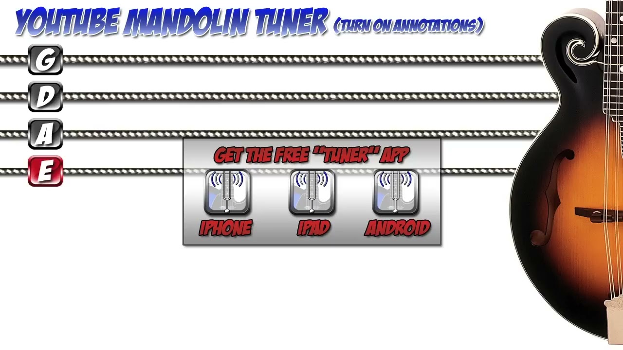 YOUTUBE MANDOLIN TUNER afinador 