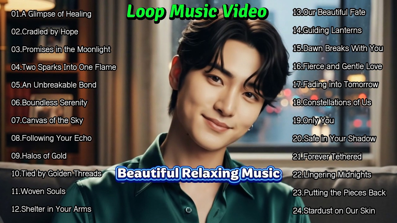 Beautiful Relaxing Music for Stress | Loop Music Video | Relief & Healing 🌸Romantic Ambient Songs