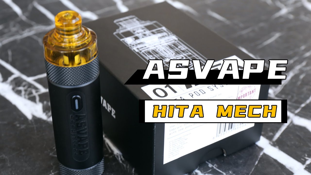 Asvape Hita Mech Pod Kit Unboxing! MTL & DTL & RBA | Vapesourcing Review