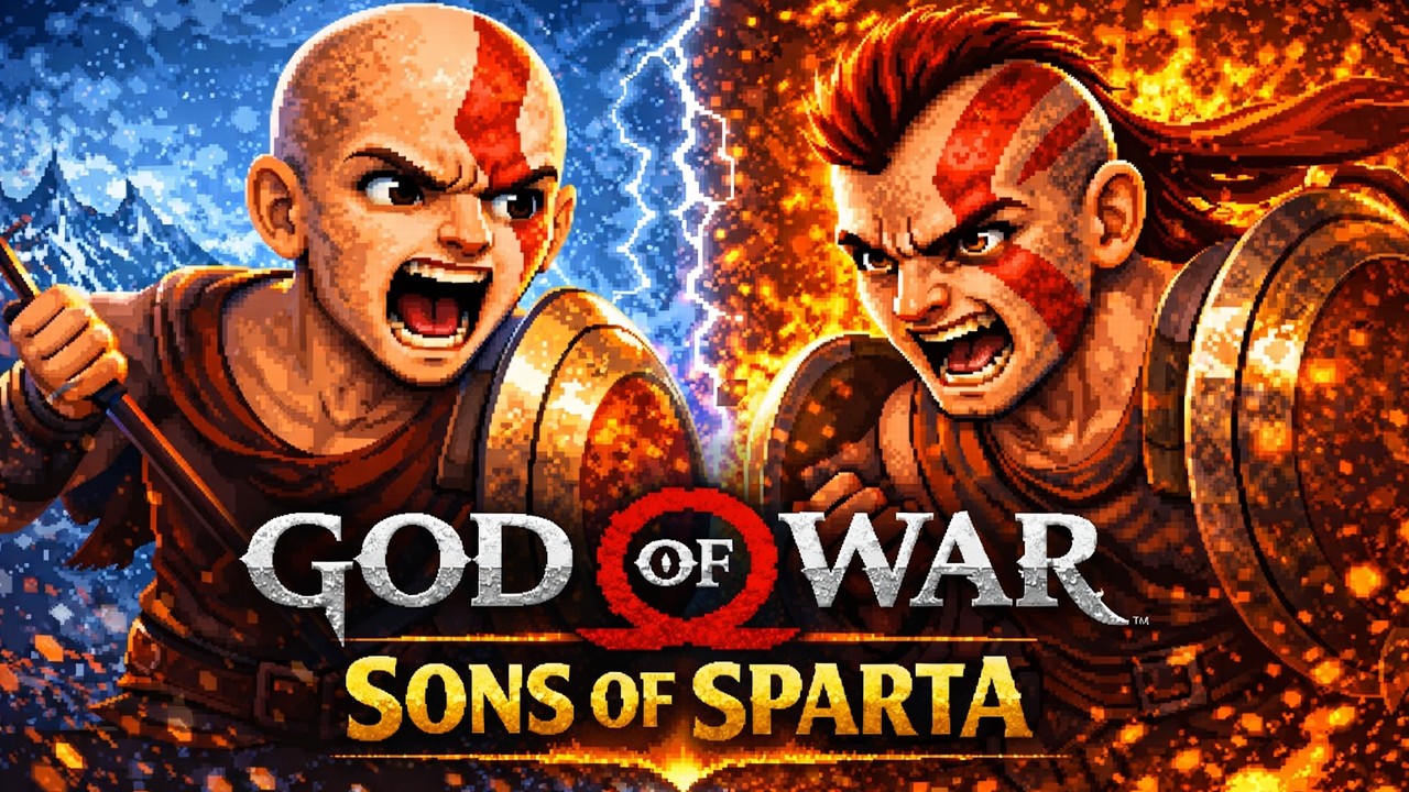 KRATOS E DEIMOS JUNTOS?! 😱 Gameplay Insano – God of War: Sons of Sparta