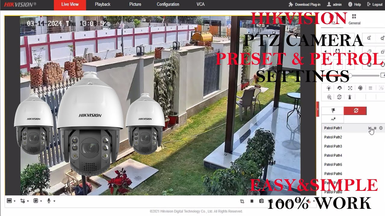 Mastering HIKVISION PTZ Camera Preset and Petrol Settings!
