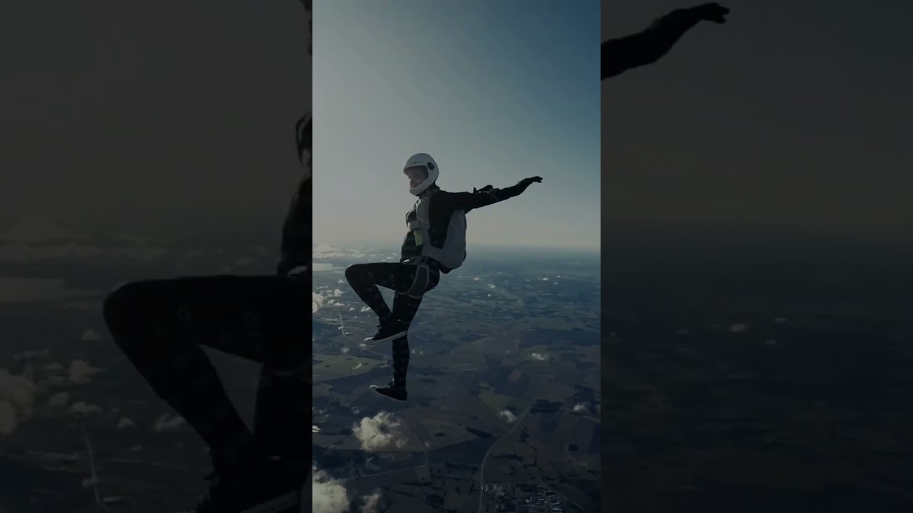 Areco Man Skydiving