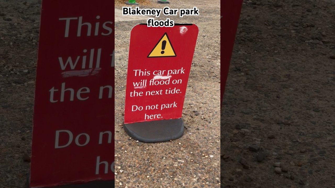 Blakeney Car Park Floods On Very High Tides 
