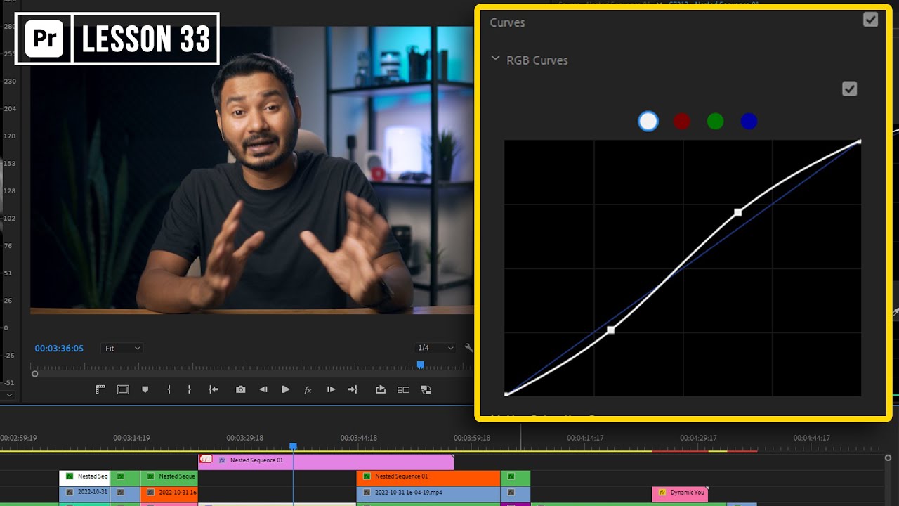 How to Use Lumetri Color RGB Curve in Premiere Pro | EP 33