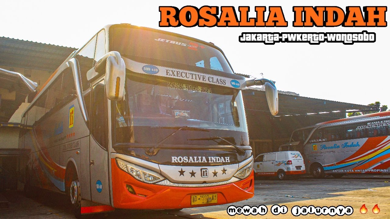 GA AKAN NYESEL NAIK BUS INI KE WONOSOBO !!! ROSALIA INDAH Eksekutif 155k (Jakarta-Wonosobo) PART1