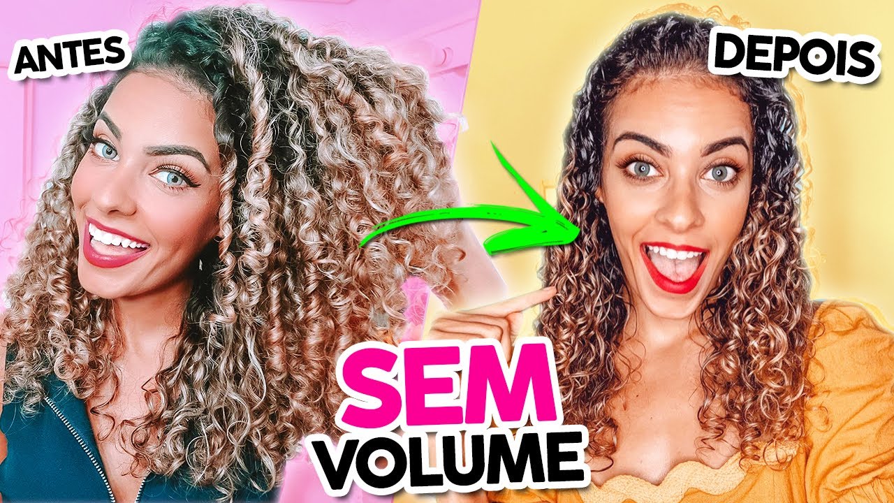 COMO DIMINUIR O VOLUME DO CABELO CACHEADO SEM QUÍMICA • @faladantas  finalização cabelo cacheado