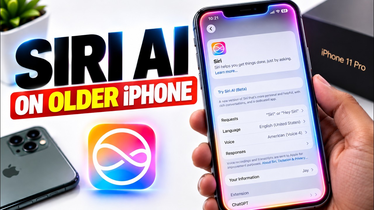 How to Install Apple Intelligence (Siri AI) on ANY iPhone
