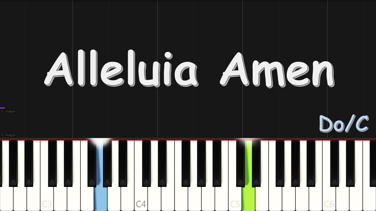 Gael Music - Alleluia Amen | EASY PIANO TUTORIAL BY Extreme Midi