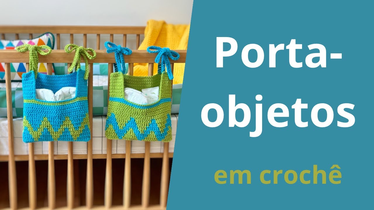 Porta-objetos em croch&ecirc;