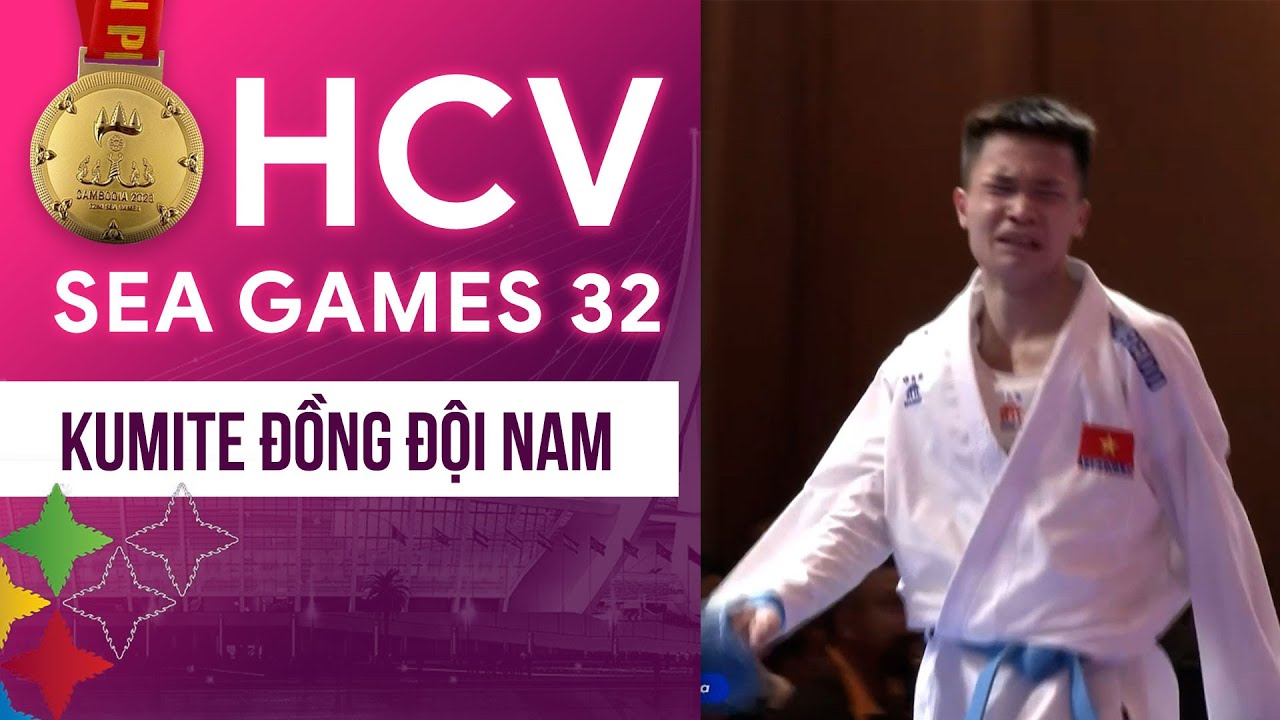 🏅Kumite đồng đội nam | Võ sĩ bật khóc khi giành chiến thắng ngoạn mục cùng đồng đội tại SEA Games 32