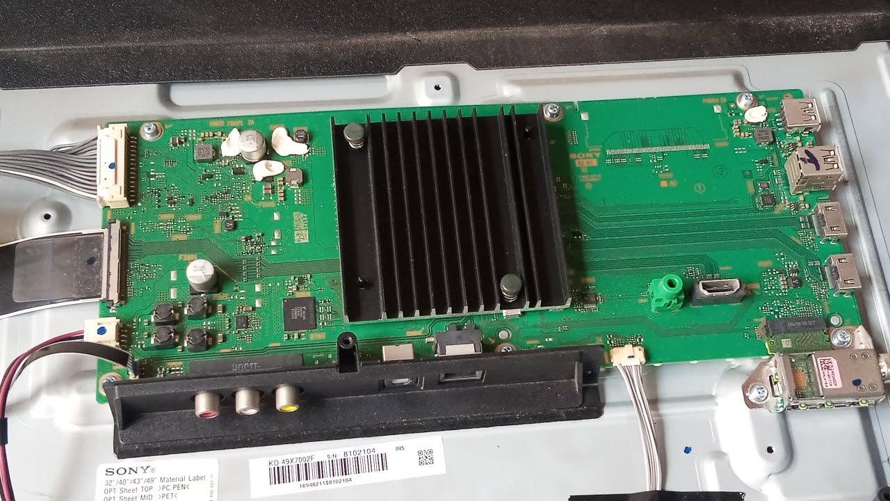 Sony LED 49 inch no power on Model number KD-49X7002F board number K048G-362A