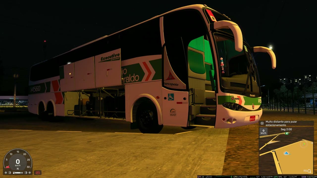 DIRIGINDO O G6 1200 K420 DA SÃO GERALDO NA MADRUGADA - ROTAS BRASIL | EURO TRUCK SIMULATOR 2