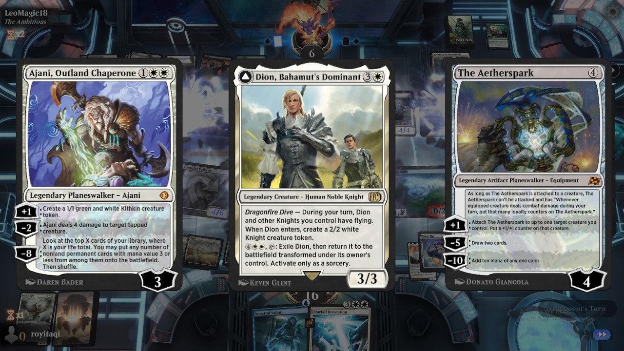 A Great Back-and-Forth Game (ft. Ajani, Dion, and The Aetherspark) - MTG Gameplay