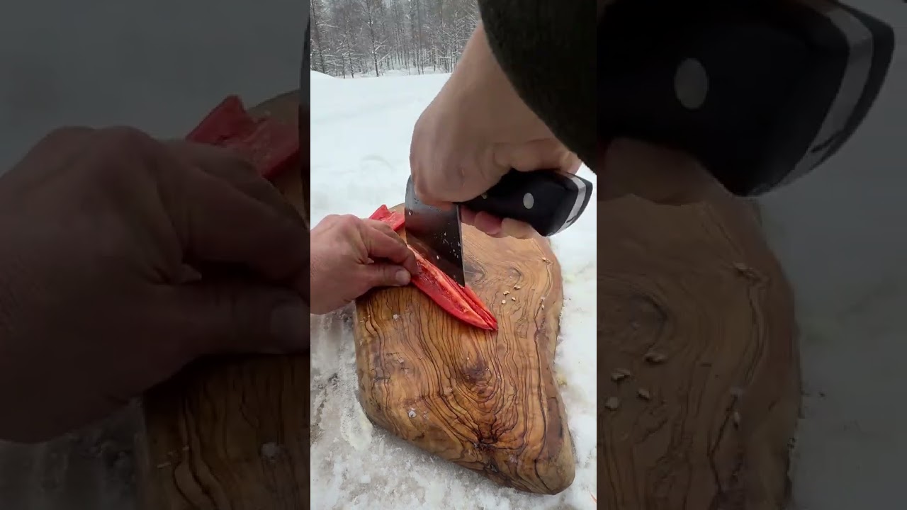 Beef Trip & Fresh Soup 😍🔥 #beef #tripe #soup #outdoorcooking #cooking #asmrcooking #recipe