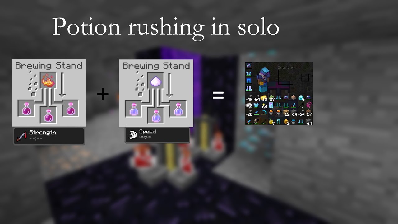 Potion Rushing In Solo UHC