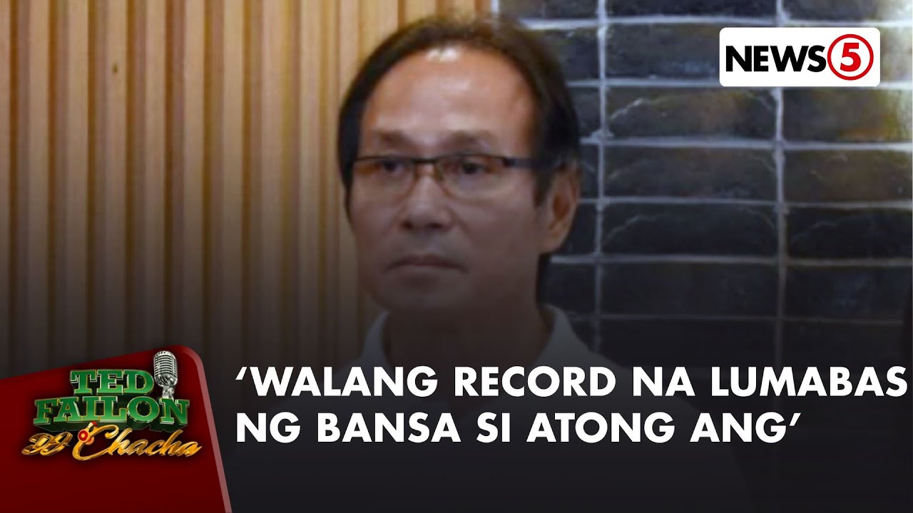 BI: Atong Ang, walang record na nakaalis ng Pilipinas | Ted Failon & DJ Chacha