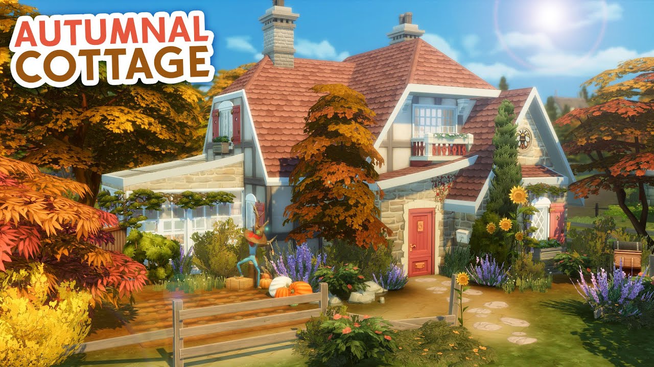Dreamy Autumnal Cottage 🍂 // The Sims 4 Speed Build