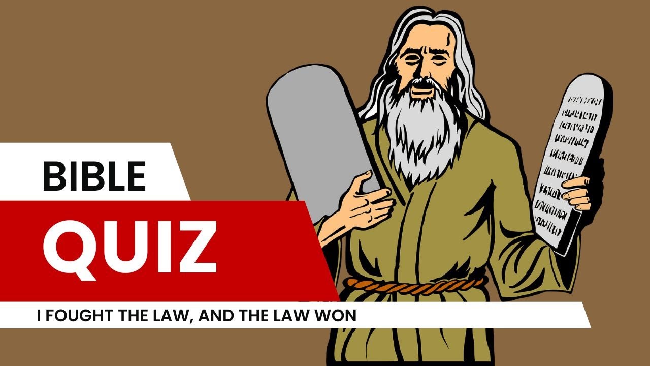 20 BIBLE QUIZ Questions |  The LAW 📔