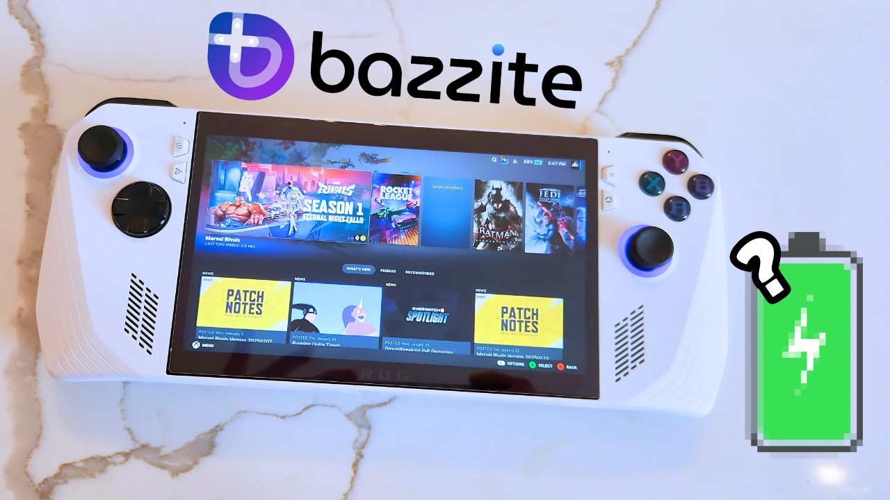 Сборка ULTIMATE ROG Ally с ОС Bazzite и временем автономной работы