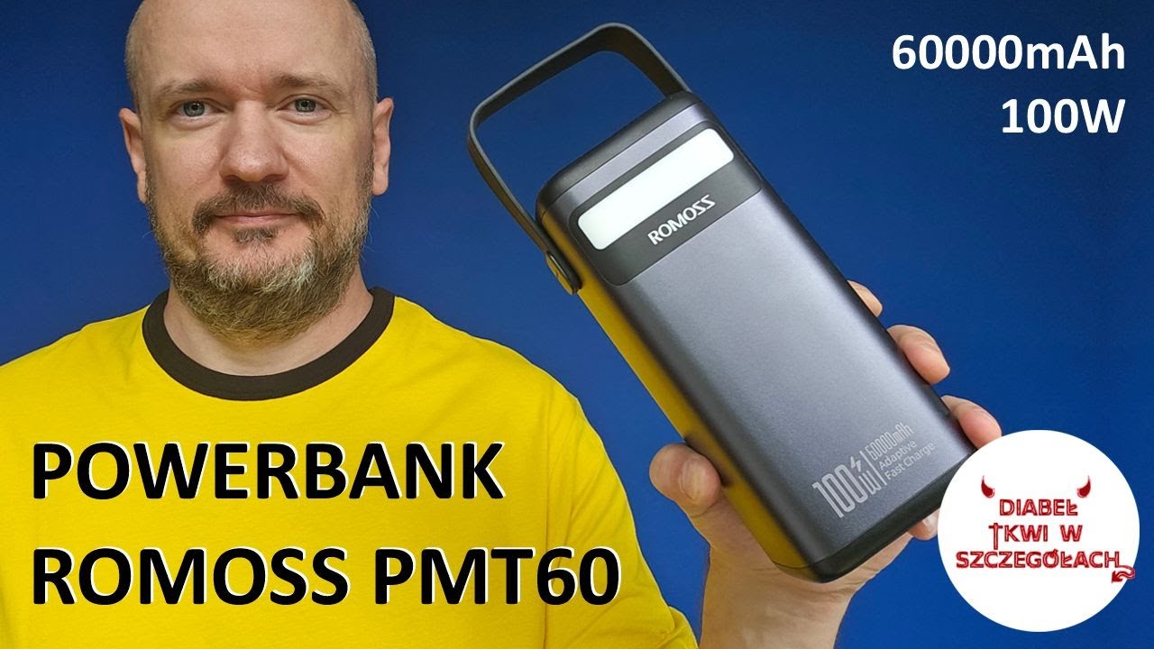60000mAh powerbank ROMOSS PMT60  100W