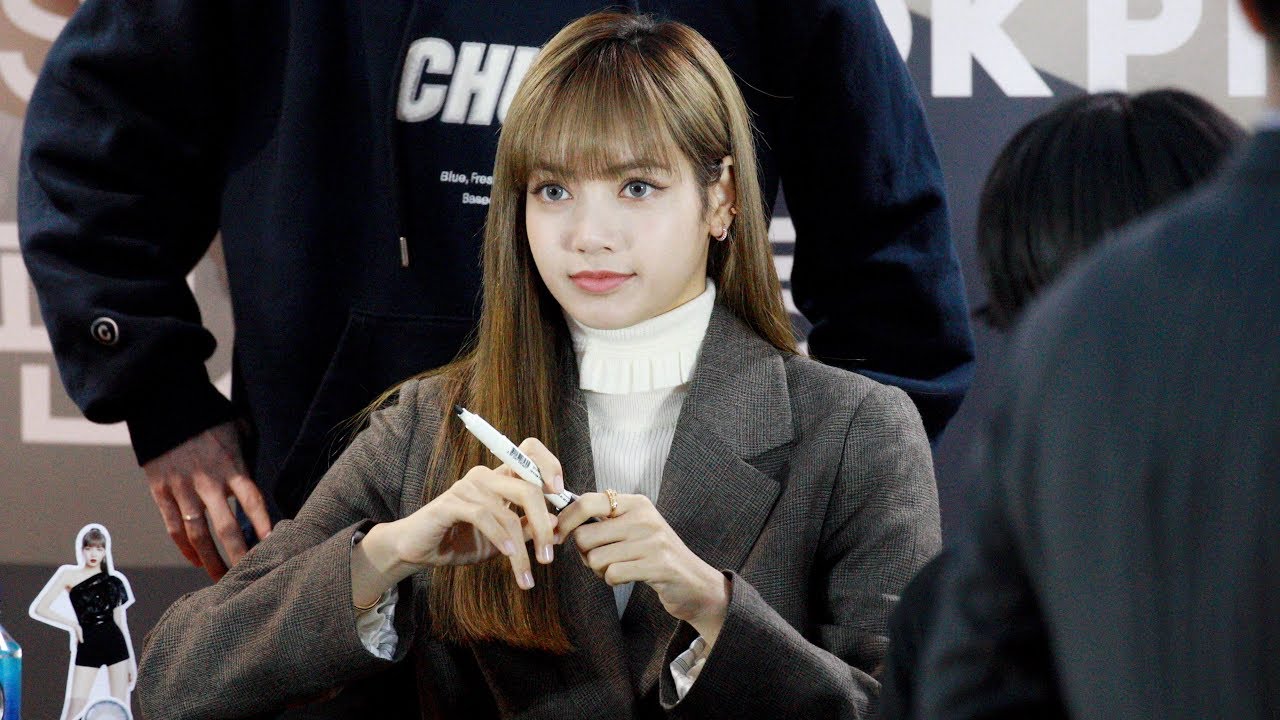 191012 BLACKPINK(블랙핑크) 리사 (LISA) 오프닝 인사 및 이벤트 - 오렌즈(OLENS) 팬싸인회 by ODS
