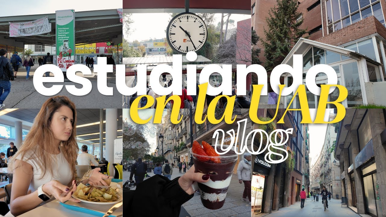 Estudiar y trabajar SI ES POSIBLE en España + VLOG un día en mi vida en la uni 📚🤓