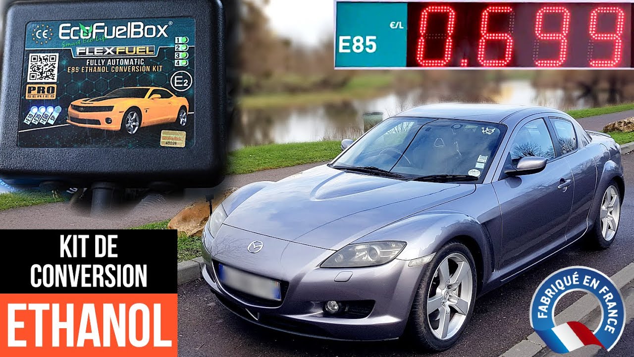La RX8 devient FLEXFUEL grâce à un boitier MADE IN FRANCE 🇫🇷 EcoFuelBox 🤪