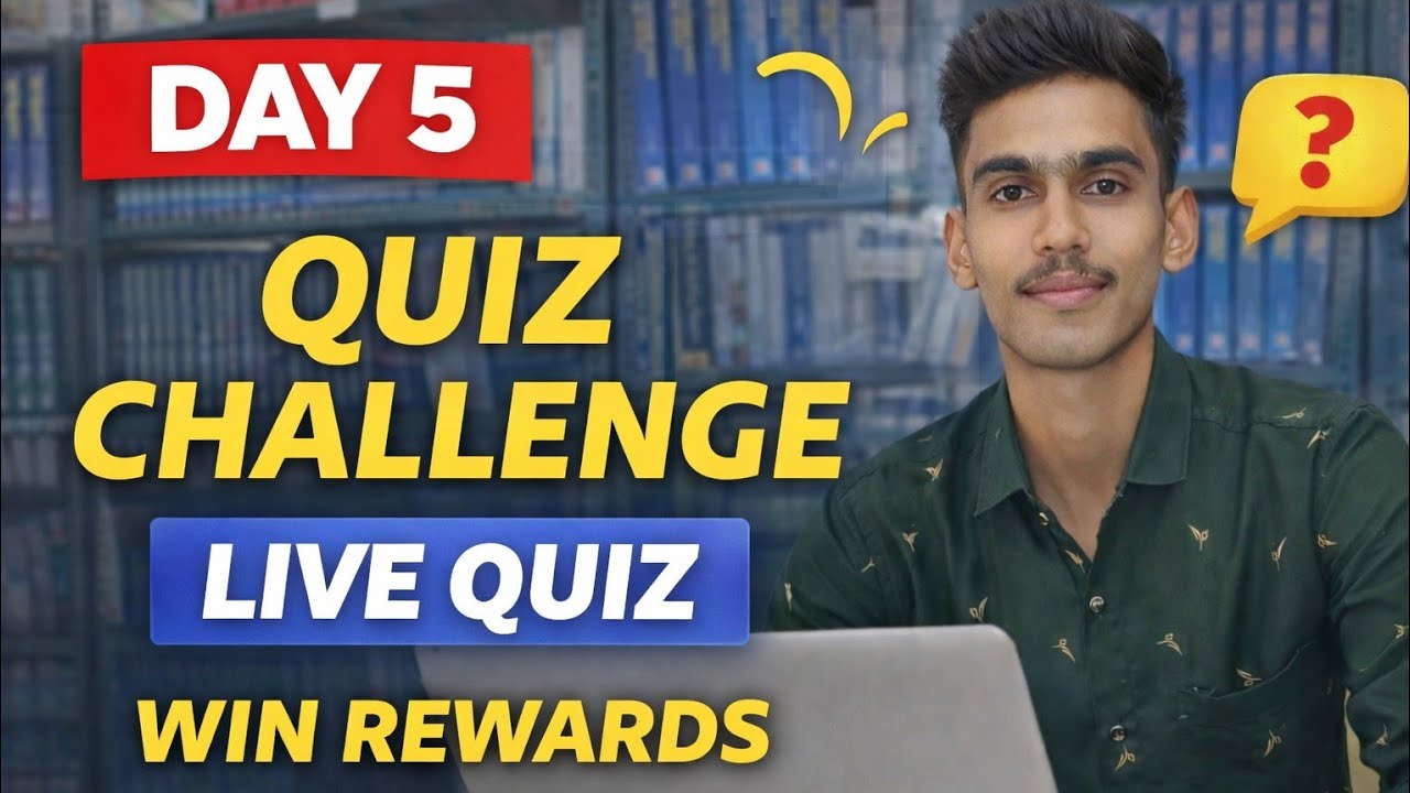 Day 5 Live Quiz Challenge 🔴 | Answer Fast & Win Rewards | Tech Wians Extra