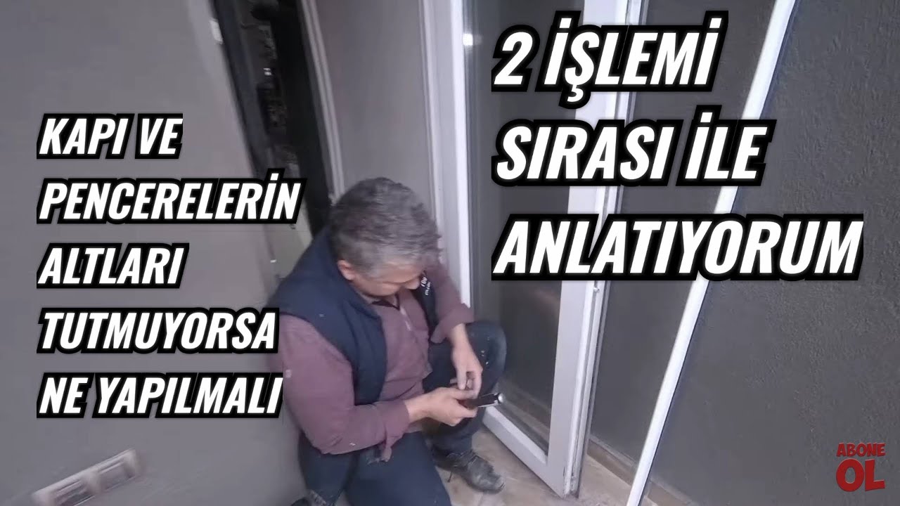 MENTEŞELERİ MATKAPLA İLERİ GERİ ALMAK ?