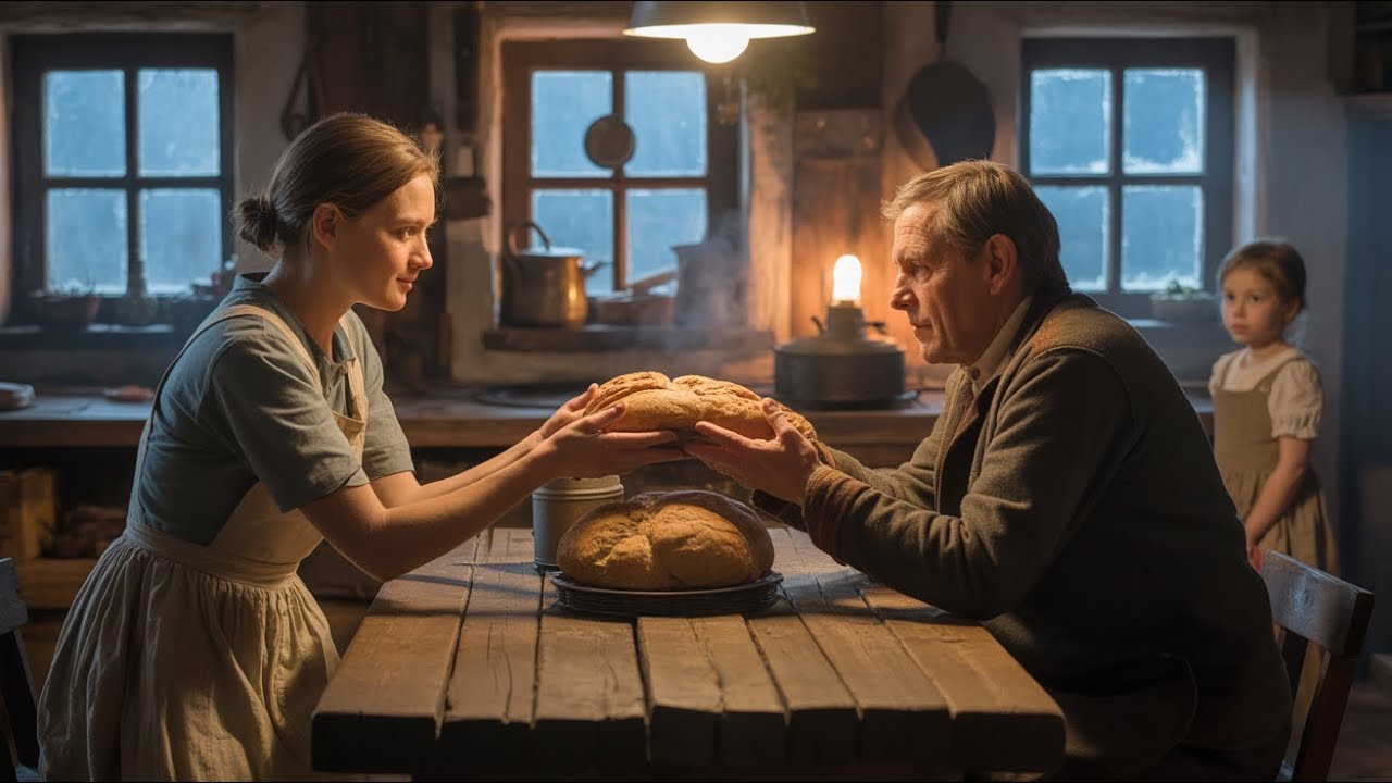 Eine Bäuerin teilte ihr letztes Brot… nicht wissend, dass der Fremde Großgrundbesitzer war