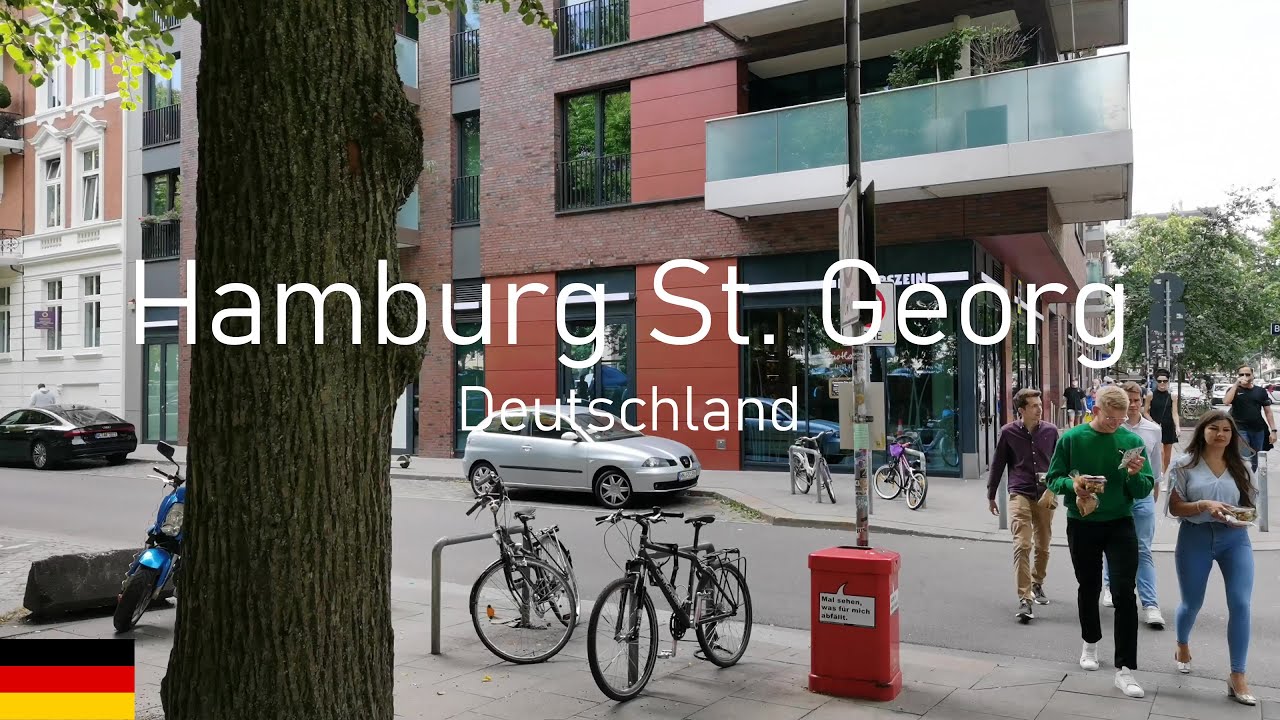 Hamburg walking in St. Georg (Downtown) - August 2022 |4K UHD|