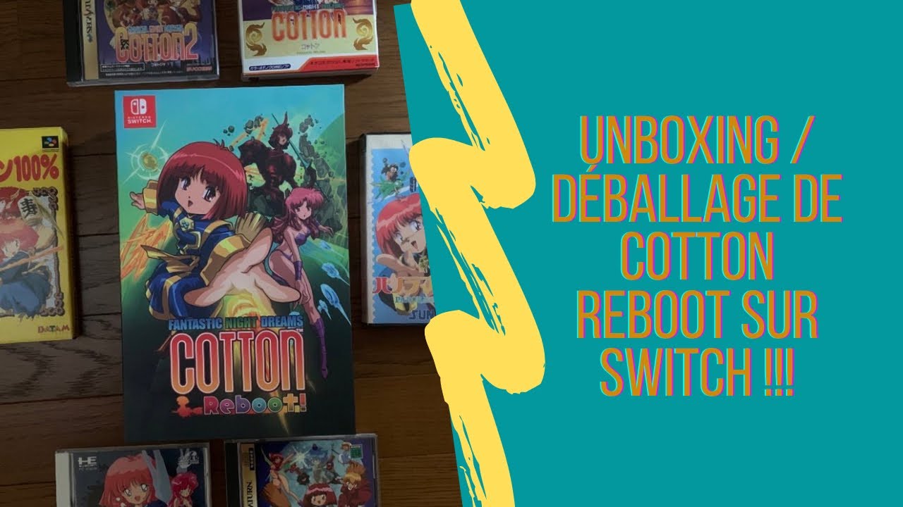 Déballage / Unboxing Cotton Reboot Edition Collector Nintendo Switch