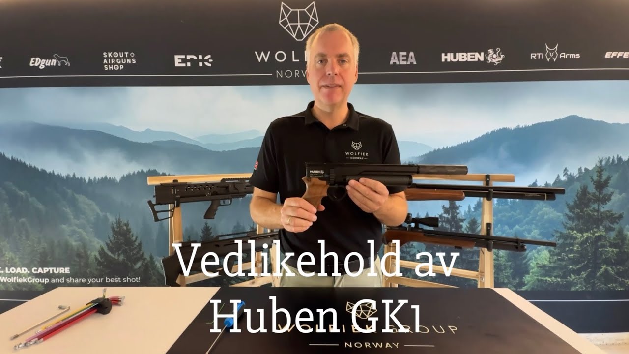 Vedlikehold av Huben GK1 EP1-tømme for luft