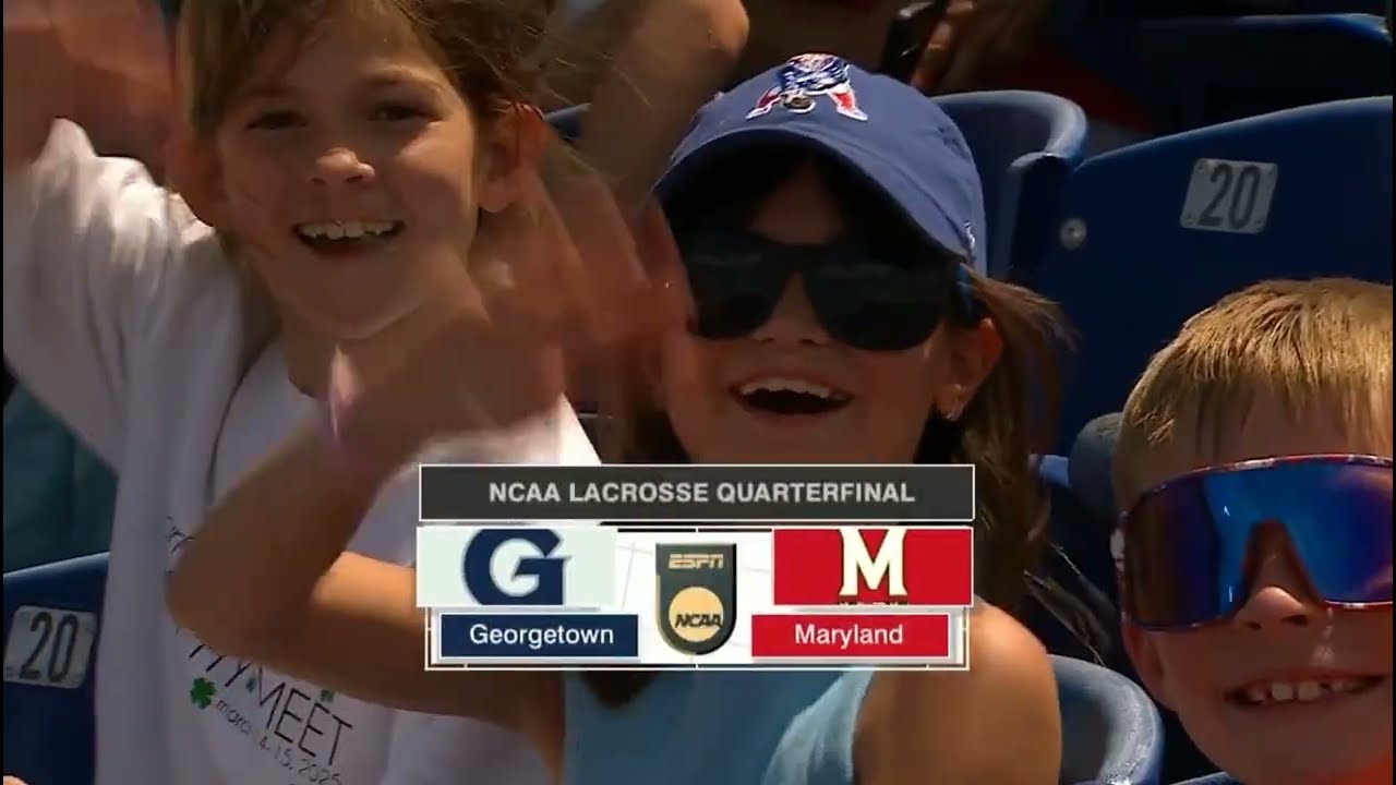 Georgetown vs Maryland NCAA Quarter Finals College lacrosse 2025