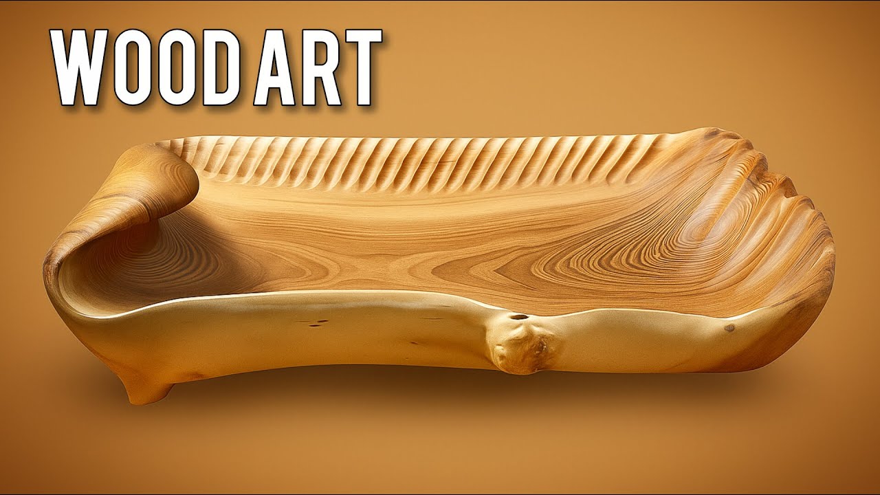 Handcrafted Wooden Fruit Bowl &mdash; From Raw