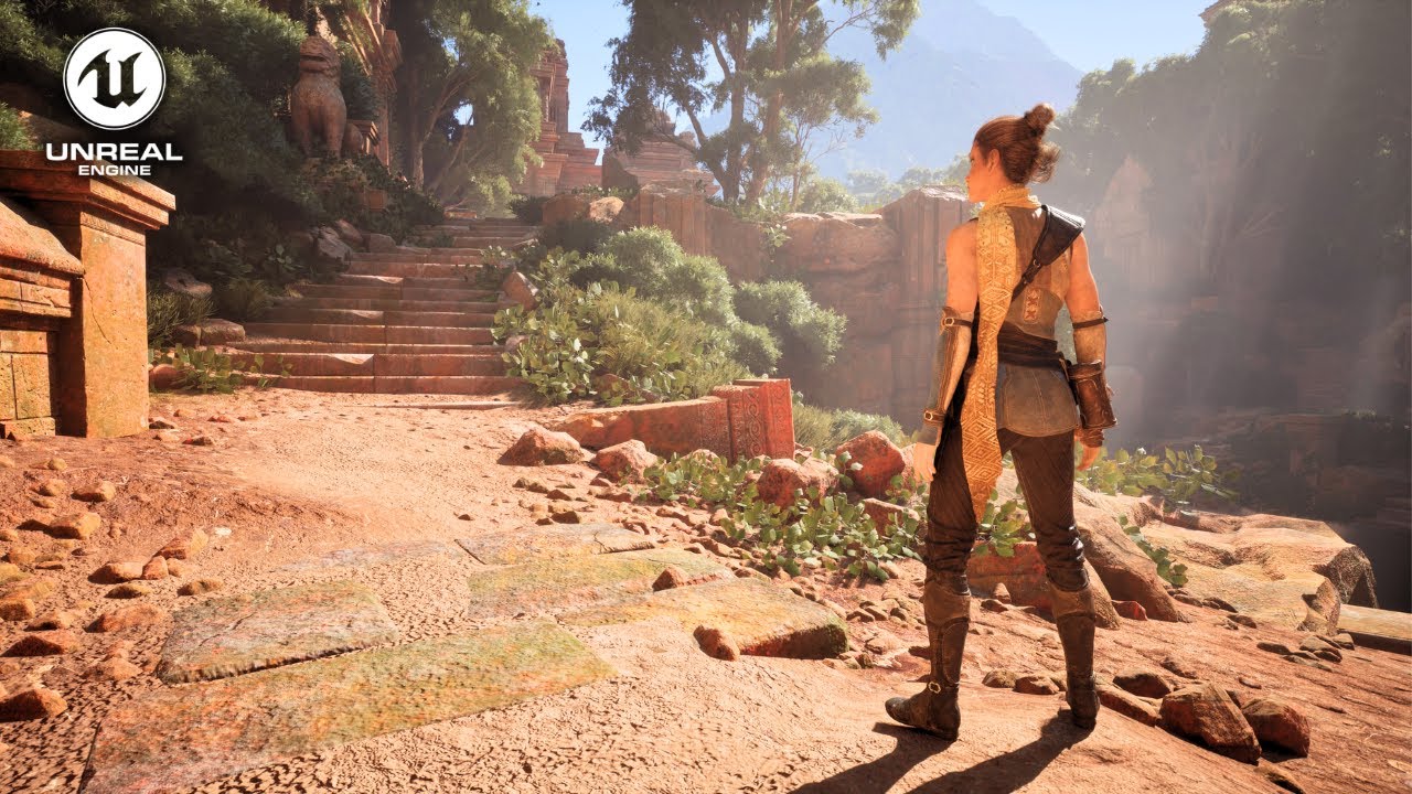Unreal Engine 5 Ancient Temple RTX 4090
