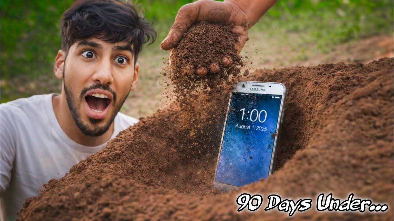 मोबाइल को महीनों तक मिट्टी में दफनाया | Underground Mobile Experiment 📱 क्या ये ज़िंदा बचेगा?