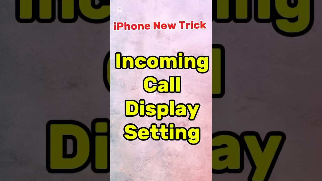 Fix Incoming Call Not Showing Full Screen on iPhone | iOS Incoming Call Banner Problem Solved