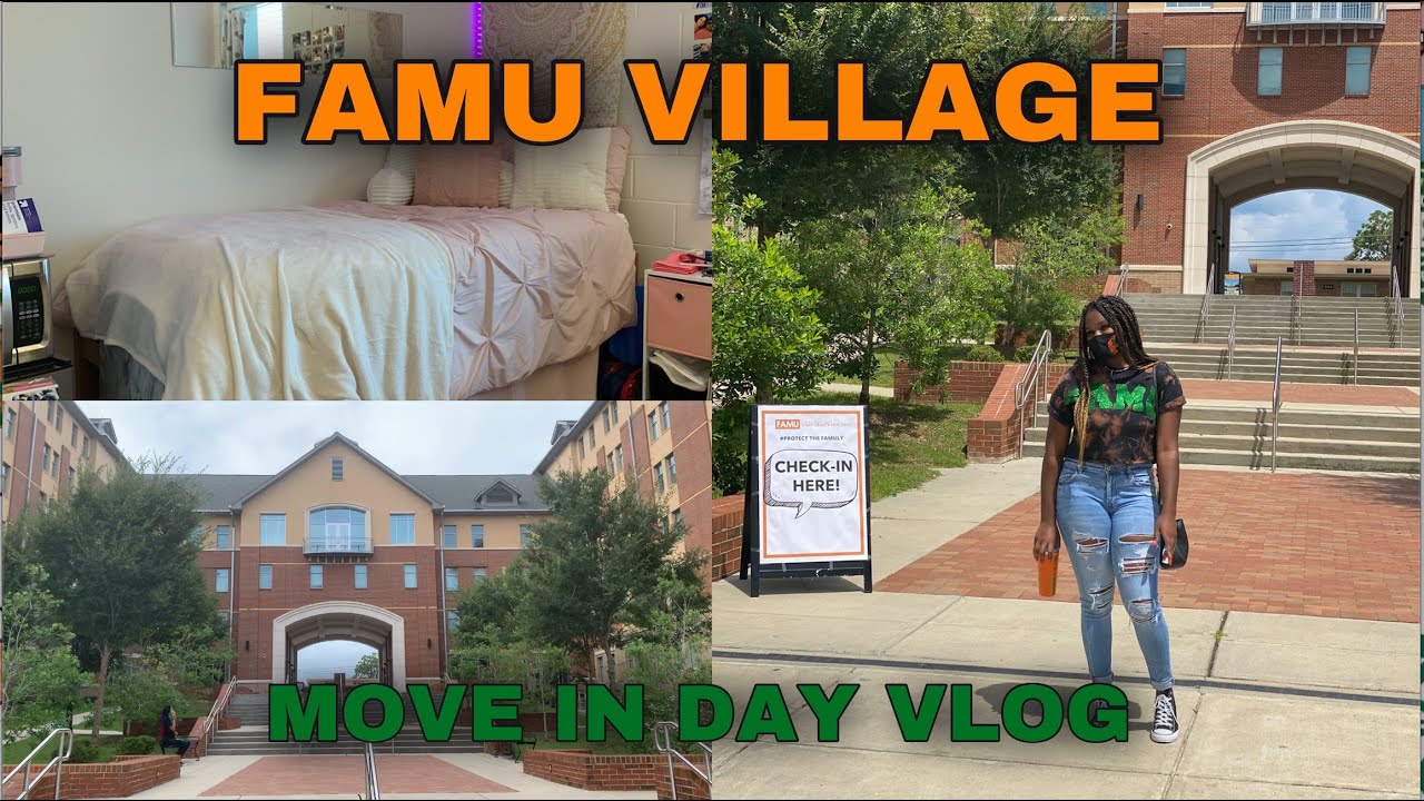 FAMU Village Move In Vlog 🧡💚 | Freshman Dorms