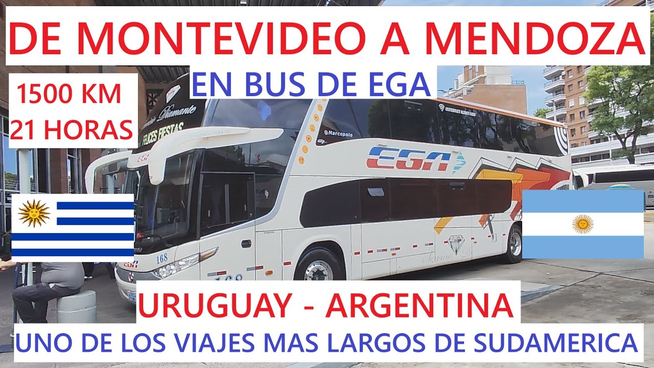 De MONTEVIDEO hasta MENDOZA en BUS de EGA.