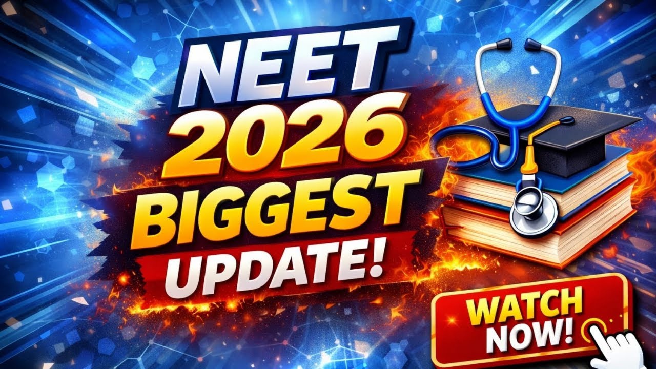 NEET 2026 biggest update and reality check