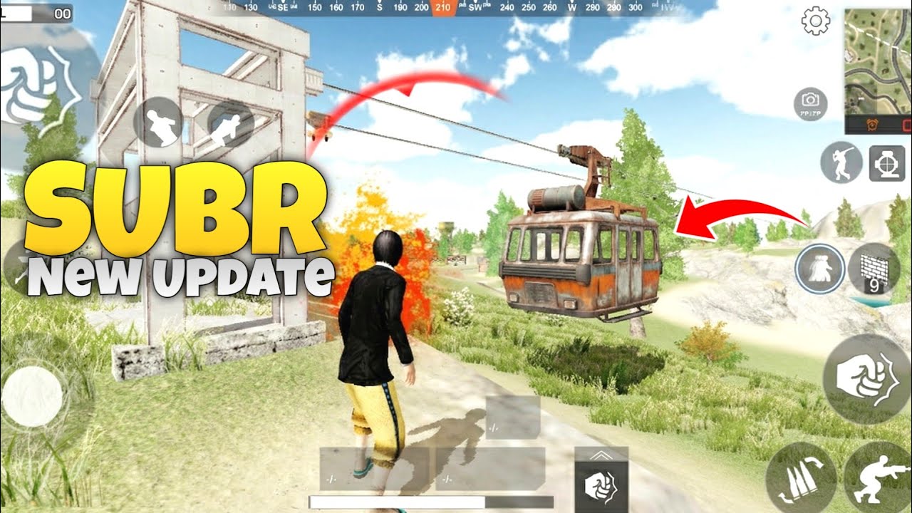 SUBR New Update New Zipline Is Here | Survival Unknown Battle Royal