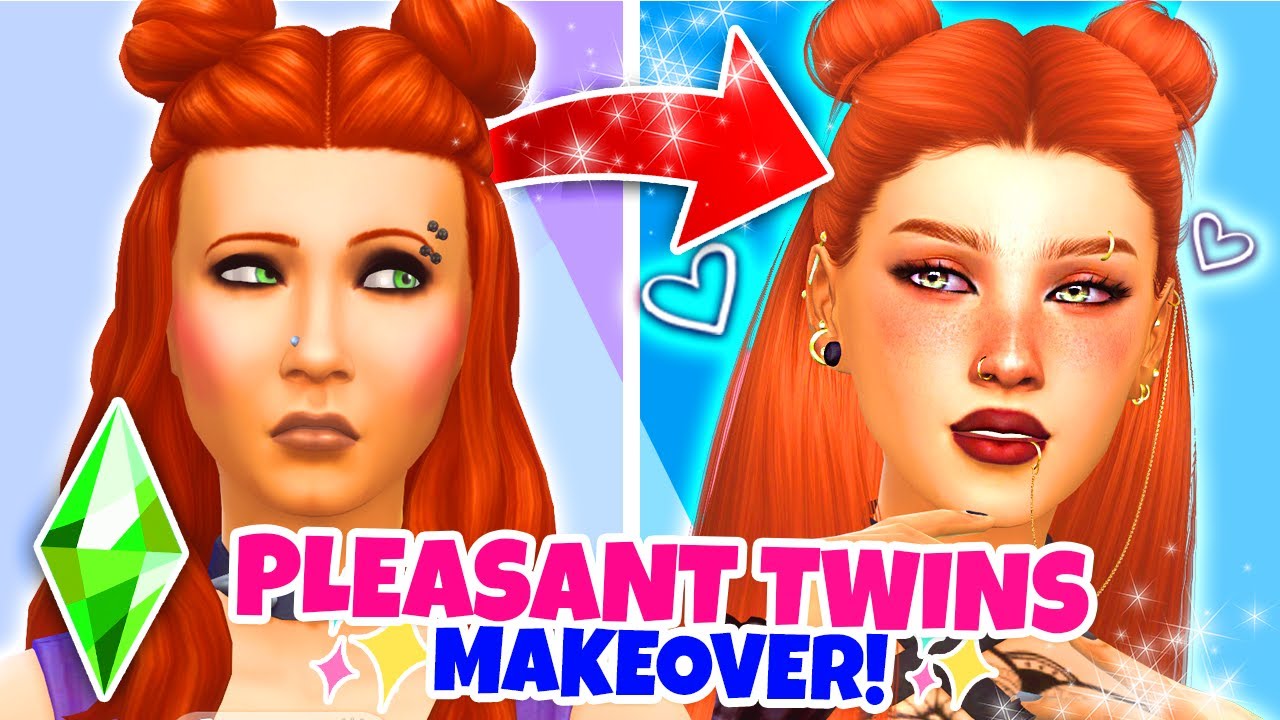 i gave the Pleasant Twins a makeover and now I'm in love... ❤️