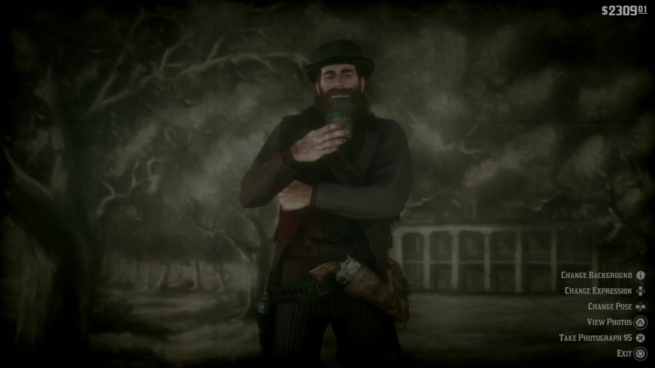 Red Dead Redemption 2 - Photo Studio - All Poses & Face Expressions