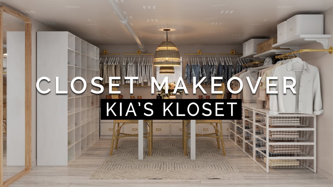 Loft Closet Makeover UPDATE || Kia's Kloset ep. 2