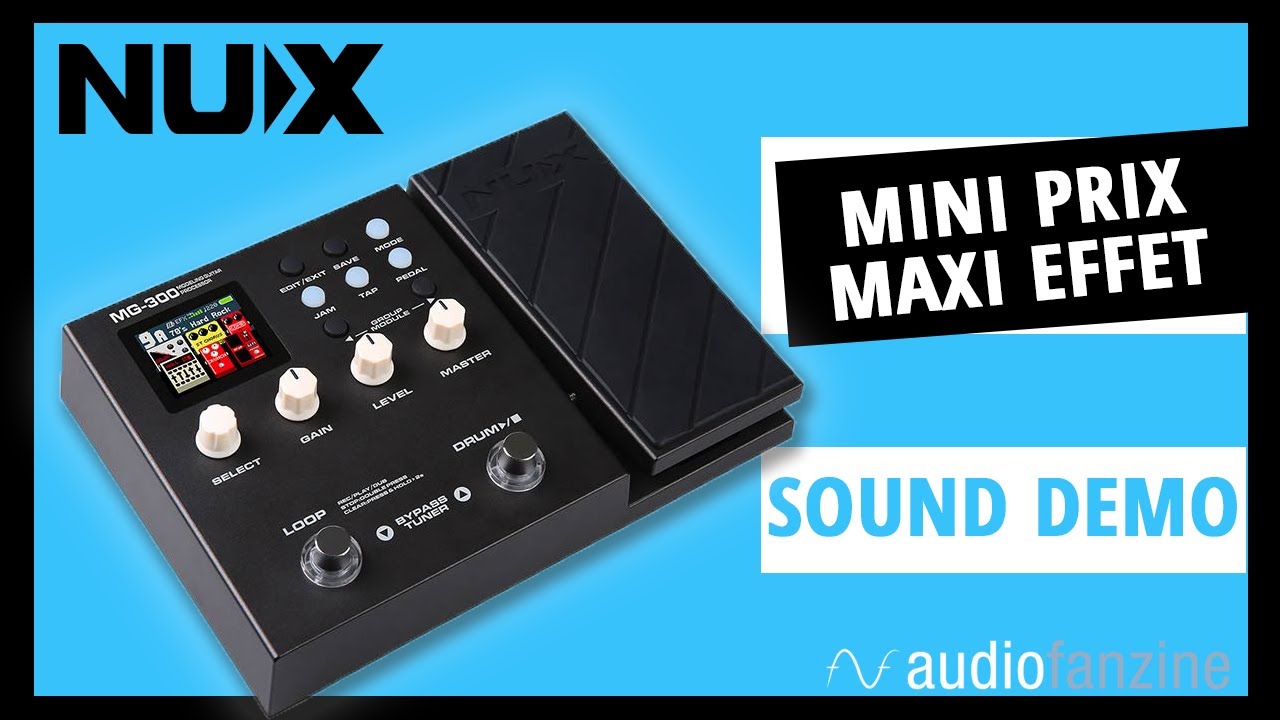 Nux MG 300 : couteau suisse de la guitare électrique ? On fait le test (Sound Only)