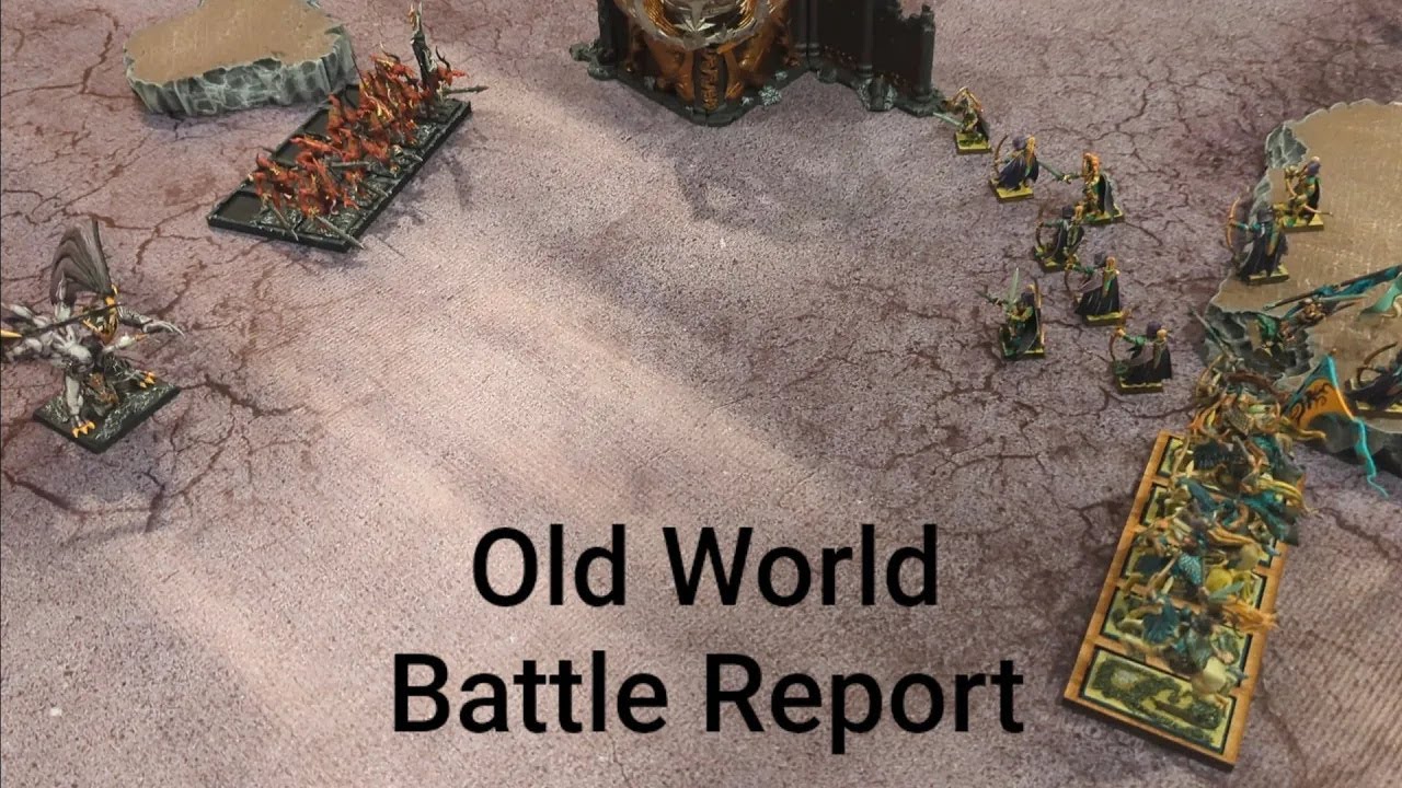 Demons vs Wood Elves - Warhammer, The Old World, Battle Report